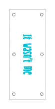 Load image into Gallery viewer, It Wasn&#39;t Me Collar Wrap machine embroidery file 3 sizes included DIGITAL DOWNLOAD