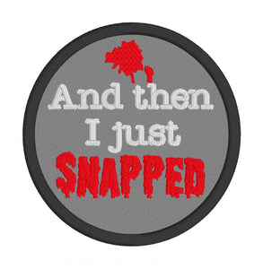 And then I just snapped patch 4x4 machine embroidery design DIGITAL DOWNLOAD
