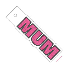 Load image into Gallery viewer, Mum water bottle band machine embroidery design DIGITAL DOWNLOAD