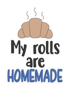 My rolls are homemade machine embroidery design (4 sizes included) DIGITAL DOWNLOAD