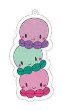 Load image into Gallery viewer, Octopi Bookmark (4x4 &amp; 5x7 sizes included) machine embroidery design DIGITAL DOWNLOAD