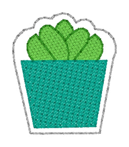 Plant Feltie machine embroidery design (single & multi file included) DIGITAL DOWNLOAD