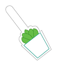 Load image into Gallery viewer, Plant Lover Snap tab Set of 3 designs (single &amp; multi files included) machine embroidery design DIGITAL DOWNLOAD