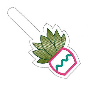 Plant Lover Snap tab Set of 3 designs (single & multi files included) machine embroidery design DIGITAL DOWNLOAD