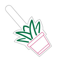 Load image into Gallery viewer, Plant Lover Snap tab Set of 3 designs (single &amp; multi files included) machine embroidery design DIGITAL DOWNLOAD