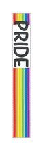Load image into Gallery viewer, Pride fob set (4x4 &amp; 4x7 sizes included) machine embroidery design DIGITAL DOWNLOAD