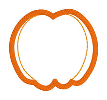 Load image into Gallery viewer, Pumpkin Wipe Set machine embroidery design (4 sizes included) DIGITAL DOWNLOAD