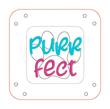 Load image into Gallery viewer, Purr-fect cat wipe &amp; Tray set (2 sizes of wipes &amp; 2 sizes of trays included) machine embroidery design DIGITAL DOWNLOAD