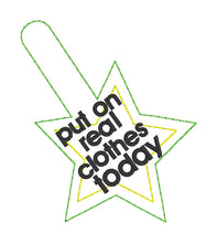Load image into Gallery viewer, Put on real clothes Snap tab (single and multi files included) machine embroidery design DIGITAL DOWNLOAD