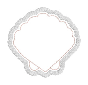 Shell wipe set (includes 2 sizes of wipes and trays) machine embroidery design DIGITAL DOWNLOAD