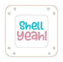 Load image into Gallery viewer, Shell wipe set (includes 2 sizes of wipes and trays) machine embroidery design DIGITAL DOWNLOAD