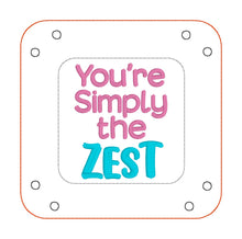 Load image into Gallery viewer, Simply the zest tray and wipe set (includes 2 sizes of trays and wipes) machine embroidery design DIGITAL DOWNLOAD