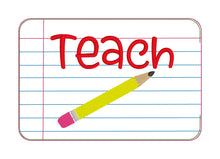 Load image into Gallery viewer, Teach Mug rug (4 sizes included) machine embroidery design DIGITAL DOWNLOAD