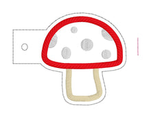 Load image into Gallery viewer, Toadstool applique bottle band machine embroidery design DIGITAL DOWNLOAD