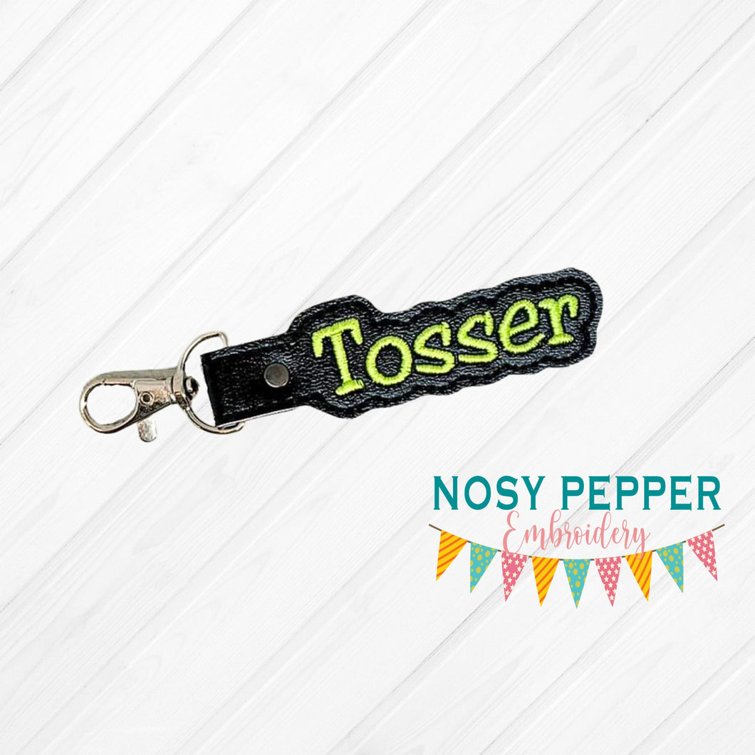 Tosser Snap tab (single & multi files included) machine embroidery design DIGITAL DOWNLOAD