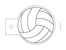 Load image into Gallery viewer, Volleyball Bottle Band machine embroidery design DIGITAL DOWNLOAD