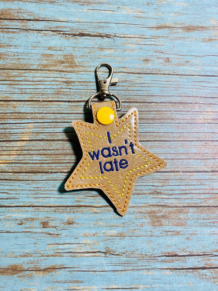 Wasn't late Adulting Award Snap tab 4x4 machine embroidery design DIGITAL DOWNLOAD