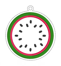 Load image into Gallery viewer, Watermelon Bookmark Applique machine embroidery design DIGITAL DOWNLOAD