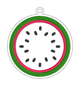 Watermelon Bookmark Applique machine embroidery design DIGITAL DOWNLOAD