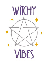 Load image into Gallery viewer, Witchy Vibes machine embroidery design (4 sizes included) DIGITAL DOWNLOAD
