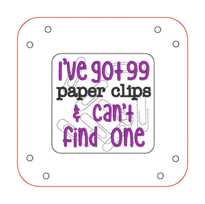 900 Wonder clips and can't find one ITH Tray (4 sizes included) machine embroidery design DIGITAL DOWNLOAD