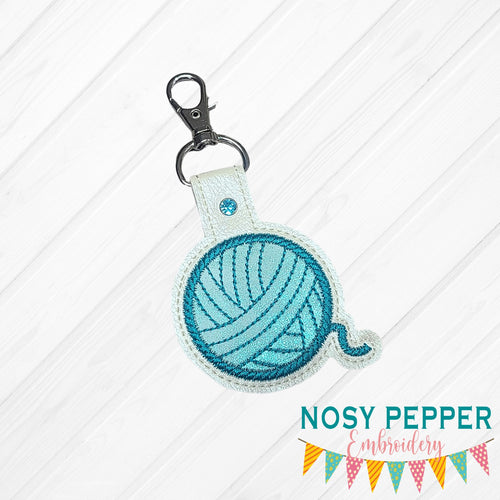 Yarn applique snap tab (single & multi files included) machine embroidery design DIGITAL DOWNLOAD