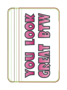 You look great btw sketchy fill ITH Bag (4 sizes available) machine embroidery design DIGITAL DOWNLOAD